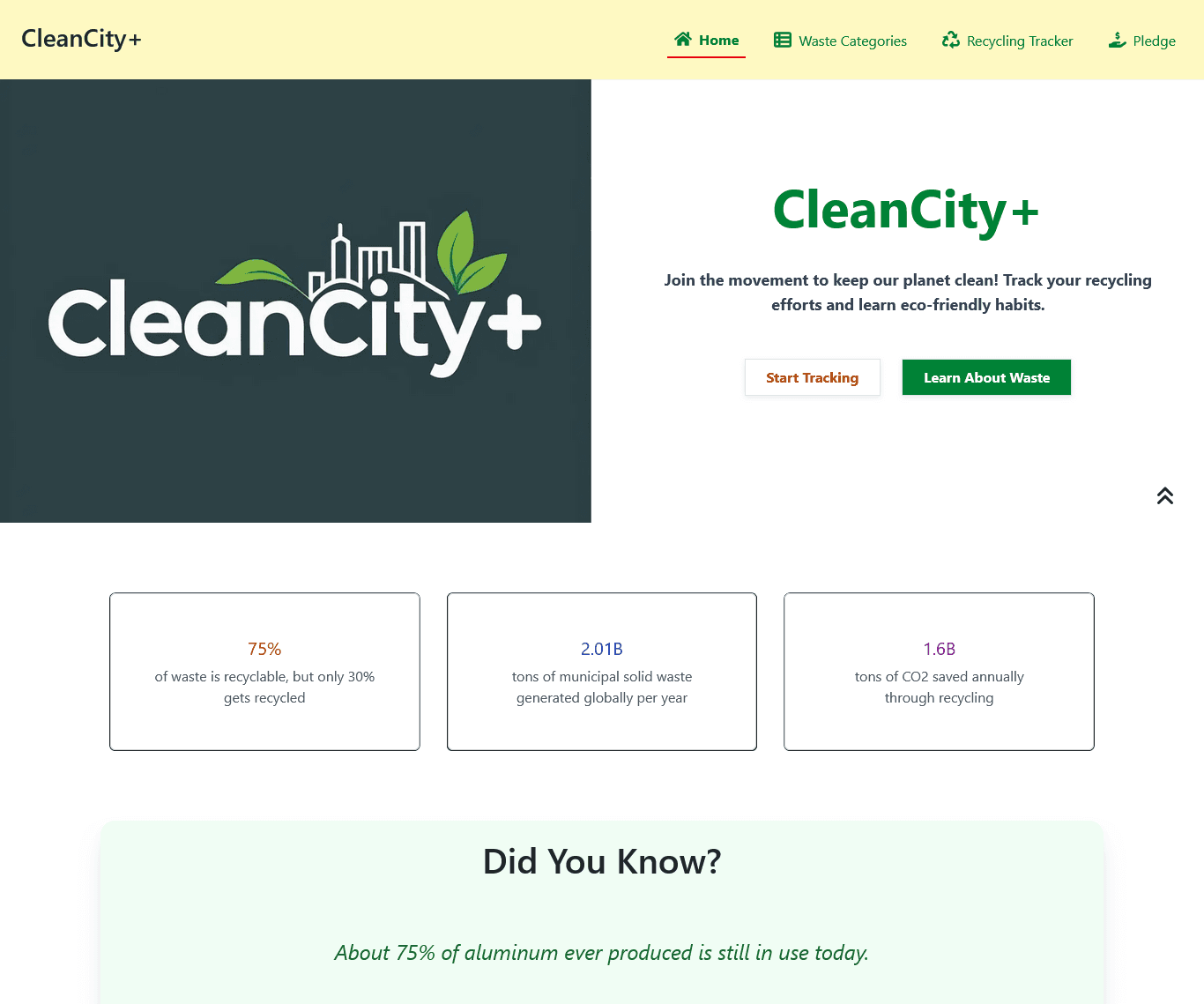 project CleanCity+